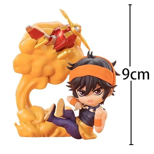 MABAIUDE Narancia Ghirga Figure Model Set, Mini Anime JJBA Action Figure Cake Topper Ornament, Exquisite Handmade Desktop Figurine Statue Decoration Collection thumbnail 3