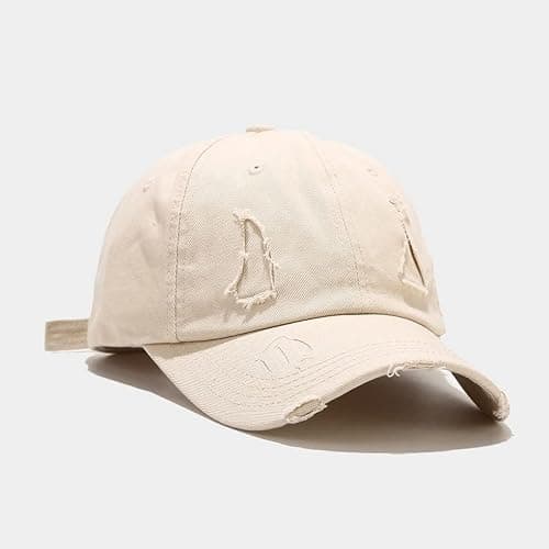 Quanhaigou 2 Pack Unisex Baseball Cap,Dad Golf Hats,Adjustable Polo Hat for Men Women - Black + Beige thumbnail 3