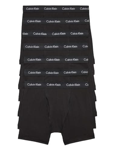 Calvin Klein Mens Underwear Cotton Stretch 7-Pack Boxer BriefBoxer Briefs - Image 1