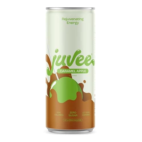 Juvee Rejuvenating Energy Drink – Sugar Free Caramel Apple Flavor, 12 oz Cans (12-Pack) – 128mg Natural Caffeine, Zero Sugar, Low Calorie, Clean Energy & Focus Booster for Daily Use thumbnail 3