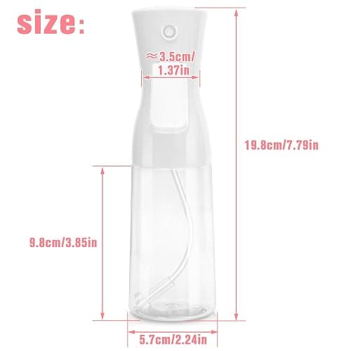 Apidgrowth Continuous Spray Bottle,Hair Spray Bottle,Plants Water Spray Mist Bottle,Ultra-Fine Spray Bottle for Hair,Skincare, Plant Care, Pet Grooming, Cleaning(White) thumbnail 3