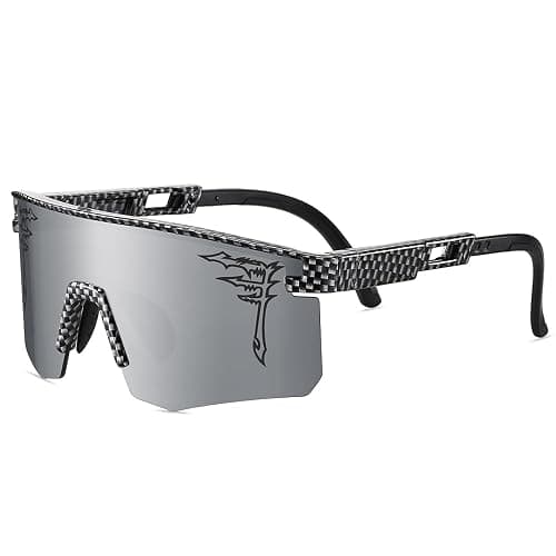 ACEXPNM Two Sizes Baseball Sunglasses For Adults and Youth Boys Girls Kids UV400 Men Women Outdoor Sports Sun Glasses - Image 1