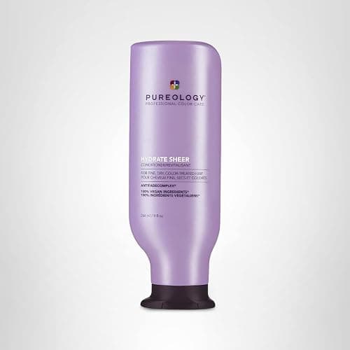 Pureology Hydrate Sheer Conditioner - Lightweight Hydrating Conditioner For Fine or Dry Color-Treated Hair, Silicone-Free & Vegan thumbnail 10