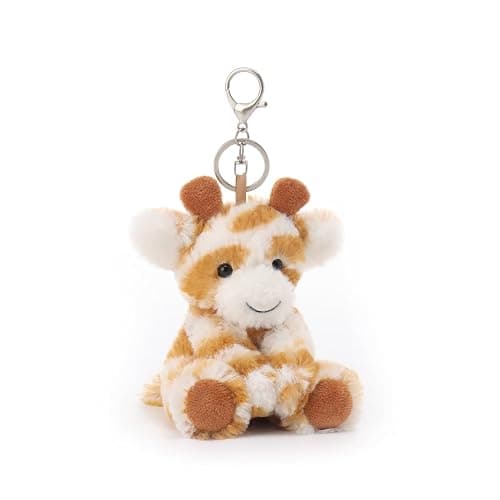 Apricot Lamb Cute Toys Plush Classic Giraffe Stuffed Animal Soft Keychain for Kids Bag, Purse, Backpack, Handbag (5 Inches) thumbnail 3