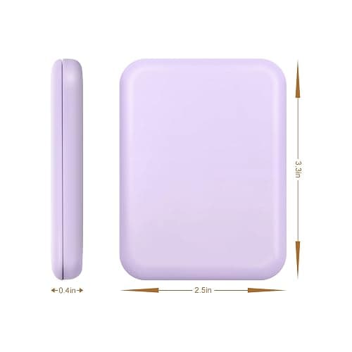 Kakuje Compact Mirror, 1X/3X Magnification LED Pocket Mirror with Nternal BIattery, Mini Mirror for Purse, Pocket,Travel and Present (Purple) thumbnail 2