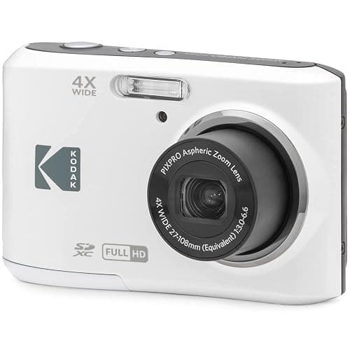 Kodak FZ45WH PIXPRO FZ45 16MP Digital Camera White Bundle with Lexar 64GB High-Performance 800x UHS-I SDHC Memory Card Blue Series thumbnail 2