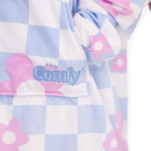 THE COMFY Original | Sherpa Lined Microfiber Fleece Wearable Blanket, Oversized Design with Hood and Pocket from Shark Tank thumbnail 6
