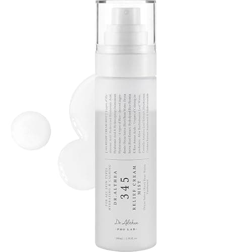 Dr.Althea 345 Relief Cream Mist | Hyaluronic Acid & Panthenol for Hydration and Calming Skin Irritation | Milky Facial Mist Spray Before Makeup and Travel Essential | Vegan Korean Skincare, 3.38 Fl Oz - Image 1