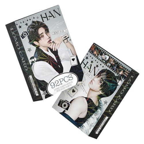 PYAJUU Stray Kids Photocards DO IT Album Photo Cards Straykids Postcard 2026 Lomo Cards Stray Kids Stickers Gift Merch For STAY KPOP Gift Box Set (HAN(BLACK)) thumbnail 8