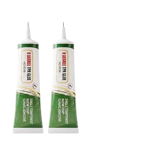 Squishy Glue, Clear Silicone Adhesive for TPR TPE TPU Rubber Repair (2PCS,20ml) - Image 1