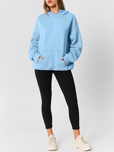 AUTOMET Womens Oversized Hoodies Fleece Trendy Sweatshirts Fall Fashion 2025 Pullover Winter Clothing Outfits thumbnail 6