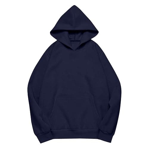 Oversized Hoodies for Women Pullover Fall Loose Comfort Fleece Hoodie Cozy Plain Hooded Sweatshirt Cute Sweat Shirts thumbnail 6