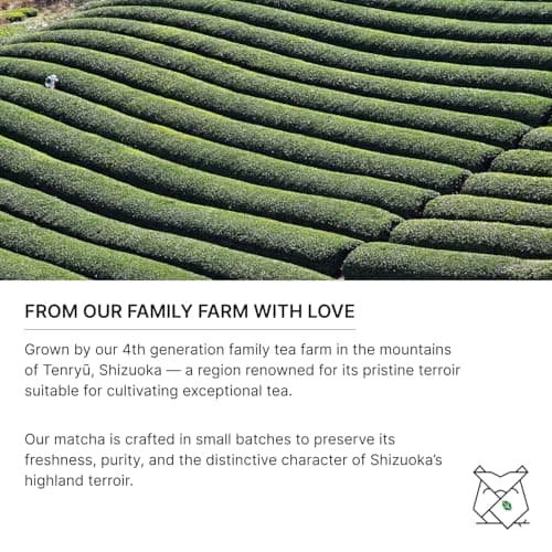 FKRO Organic Saemidori Ceremonial Grade Matcha Green Tea Powder | Single Cultivar 1st Harvest | Stone-Ground, Air-Flown Monthly from Japan | 30g Tin thumbnail 4