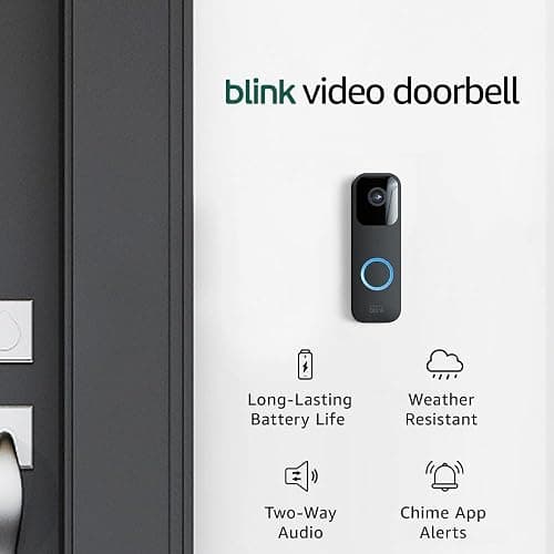 Blink Video Doorbell | Two-way audio, HD video, long-lasting battery life, motion detection, chime app alerts, Works with Alexa (Black) thumbnail 6