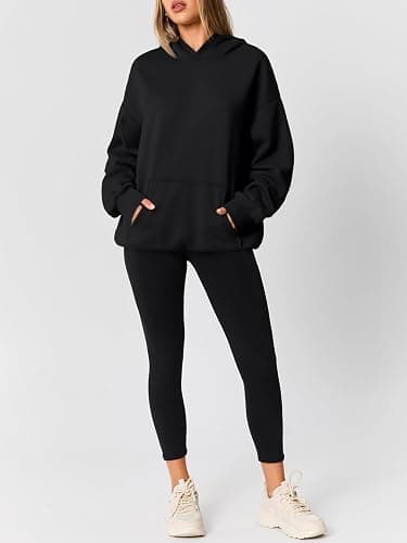 AUTOMET Womens Oversized Hoodies Fall Fashion Sweatshirts | Comfort Wear, Oversized Fit Soft Fleece Pullover, Perfect For Trendy Streetwear, College Outfits, And Daily Home Wear thumbnail 6