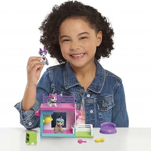 Barbie Pets Spa Day Playset, 8 Piece Connectible Playset with Pet Figures and Accessories, Kids Toys for Ages 3 Up by Just Play thumbnail 2