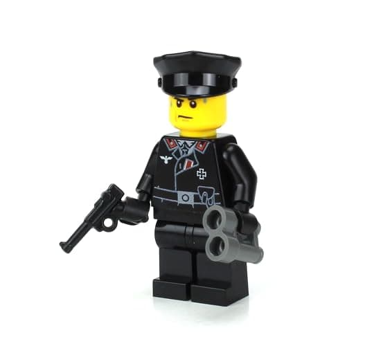 Battle Brick 1.6 Inches Tall Collectible German WW2 Panzer Commander Custom Minifigure | Printed in the USA | Genuine Military Minifig | Great Gift for Ages Teen to Adult AFOL thumbnail 4