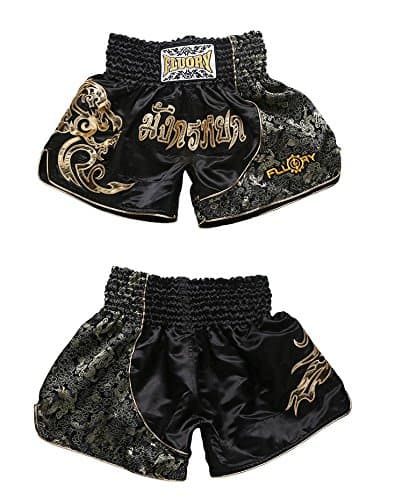 FLUORY Muay Thai Fight Shorts,MMA Shorts Clothing Training Cage Fighting Grappling Martial Arts Kickboxing Shorts Clothing thumbnail 5