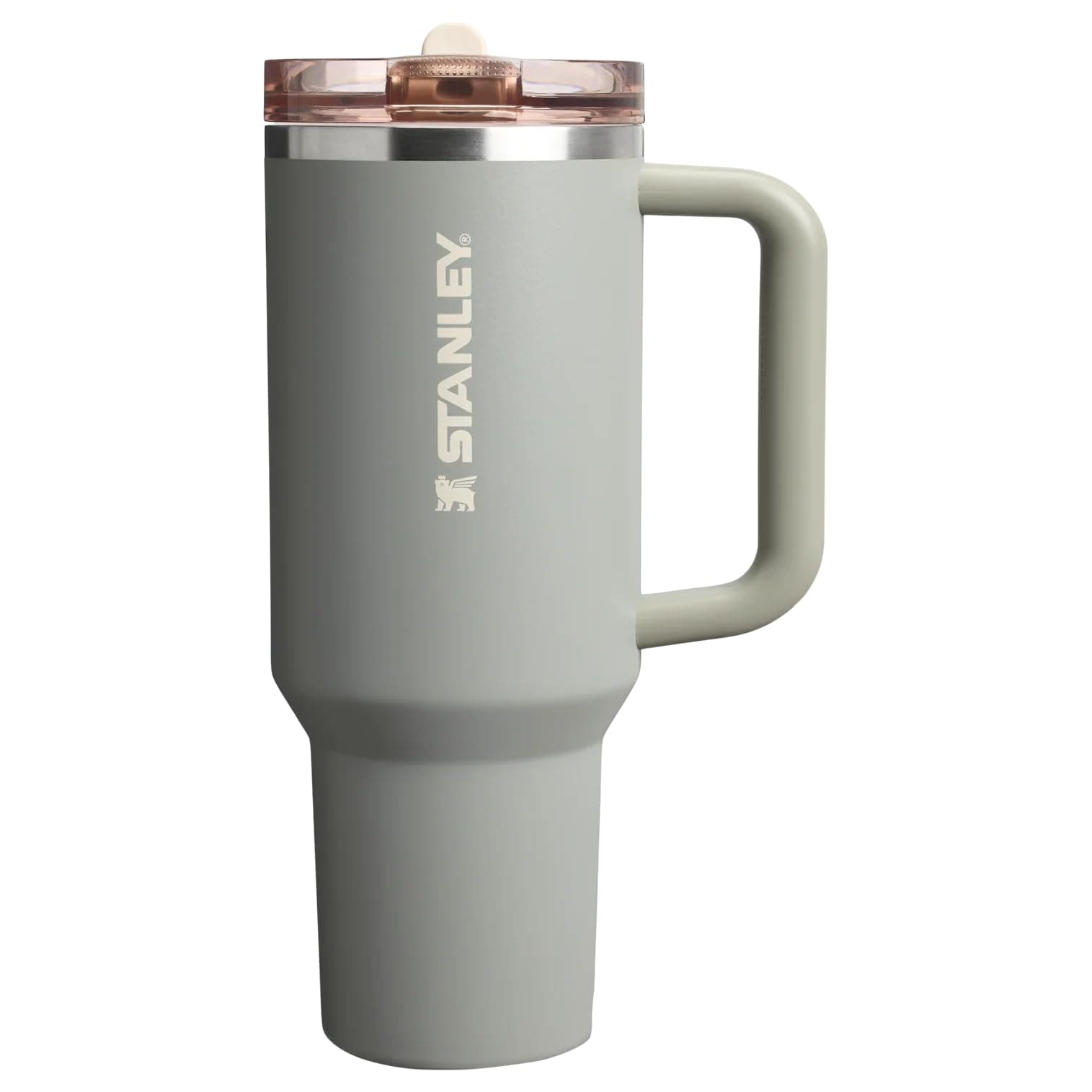 Stanley Quencher ProTour Flip Straw Sage Grey 1.18L - Vaso Térmico Stanley con Popote y Tapa Antiderrames 40oz, Acero Inoxidable Doble Pared - Image 1