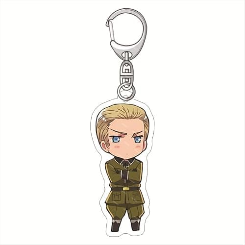 GO2COSY Set of 7 Anime Axis Powers Hetalia Acrylic Keychain Pendant Key Chain Style A thumbnail 6
