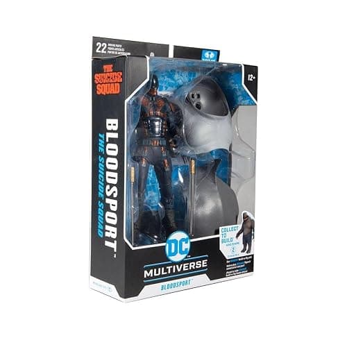 McFarlane Toys DC Multiverse Bloodsport (The Suicide Squad) 7" Action Figure with Build-A King Shark Piece and Accessories thumbnail 2