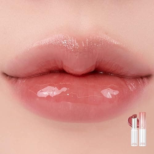rom&nd GLASTING MELTING BALM #06 Kaya Fig - Vegan K-Beauty Tinted Lip Balm for Crystal Water-Gloss Shine, Deep Hydration & MLBB Rosy Nude Color | Non-Sticky, Long-Lasting Comfort for All Ages thumbnail 2