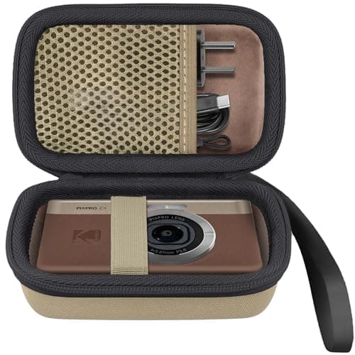Baval Camera Case Compatible with KODAK PIXPRO C1 Friendly Zoom Digital Camera(Brown Case) thumbnail 3