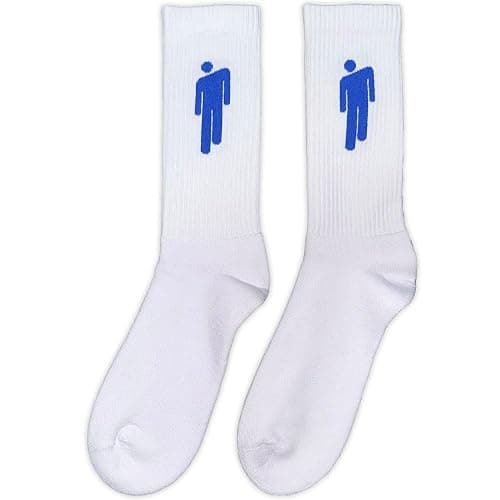 Billie Eilish Blue Blohsh Womens Terry Socks One Size - Image 1