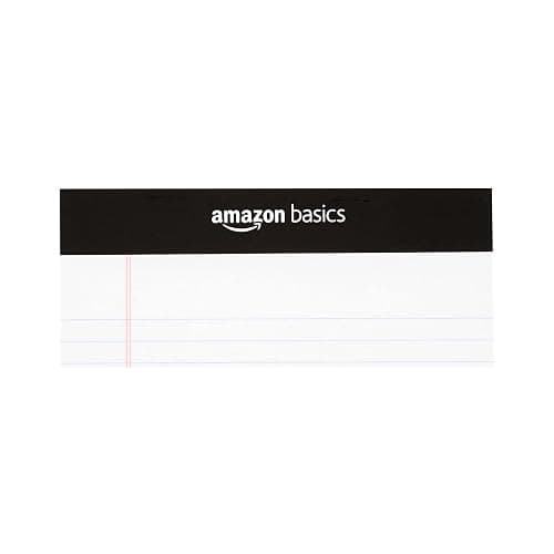 Amazon Basics Narrow Ruled Lined Writing Note Pad, 5 inch x 8 inch, White, 12 Count (12 Pack of 50 pages) thumbnail 6