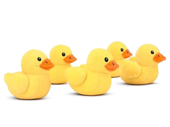 Pegmapri 14" Yellow Duck Stuffed Animal with Babies, Ducky Plush Playset with Zipper Pocket, 5pcs Ducklings Toys Plushie Birthday Gift for Kids Boy Girl thumbnail 4