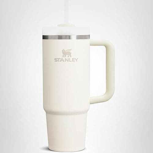 STANLEY Quencher H2.0 Tumbler with Handle and Straw 30 oz | Flowstate 3-Position Lid | Cup Holder Compatible for Travel | Insulated Stainless Steel Cup | BPA-Free | Cream 2.0 thumbnail 10
