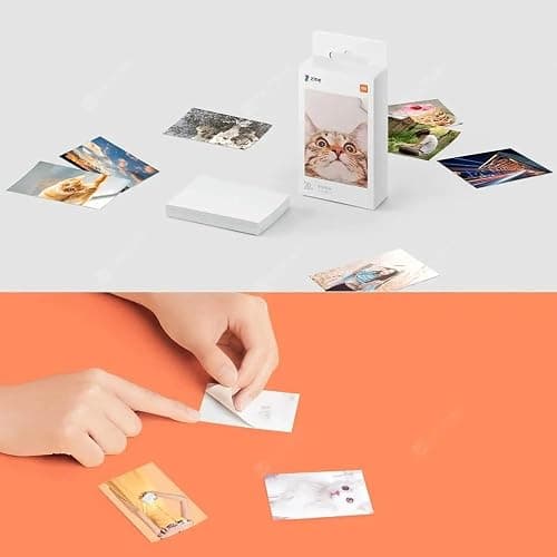Lot de 50 feuilles de papier photo portable pour imprimante Xiaomi Mi thumbnail 6