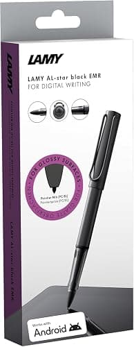 LAMY AL-Star EMR Black (PC/EL tip) - Stylus Pen for Many Android Devices - Touchscreen Pen with Ergonomic Grip - Precise Writing & Drawing on Digital Media - with Function Button - Image 1