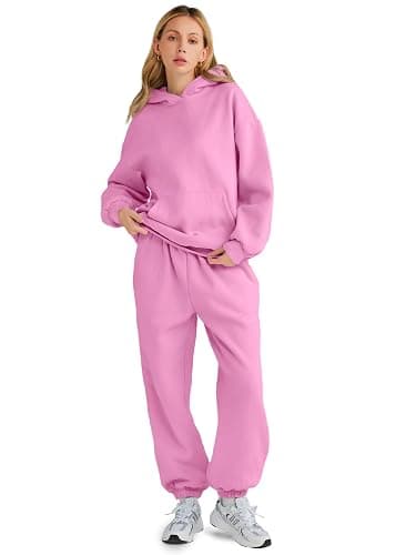 AUTOMET Womens 2 Piece Outfits Lounge Hoodie Sweatsuit Sets Plus Size Fall Fashion Clothes Airport Travel Pants Tracksuits thumbnail 2