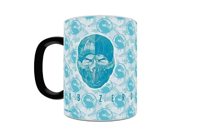 Morphing Mugs Mortal Kombat – 2021 – Sub-Zero – One 11 oz Color Changing Heat Sensitive Ceramic Mug – Image Revealed When HOT Liquid Is Added! thumbnail 5