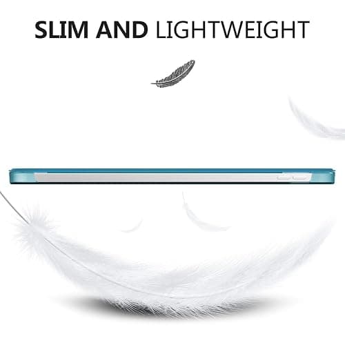MoKo for iPad (A16) 11th Generation Case 11 Inch 2025,iPad 10th Generation Case 10.9 Inch 2022,Slim Stand Hard PC Translucent Back Shell Smart Cover,Support Touch ID,Auto Wake/Sleep, Peacock Teal Blue thumbnail 7
