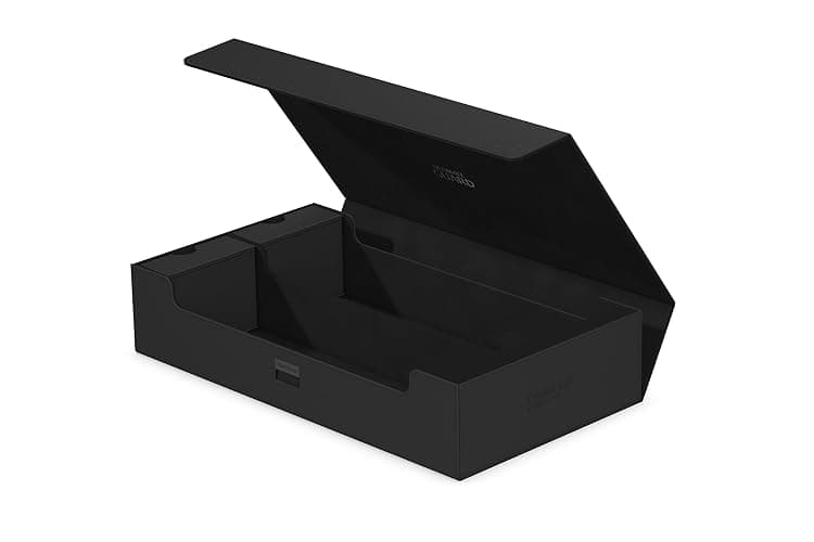 Ultimate Guard Omnihive 1000+, Deck Case for 1000 Double-Sleeved TCG Cards + 2 removable Trays, Black, Magnetic Closure & Microfiber Inner Lining thumbnail 9