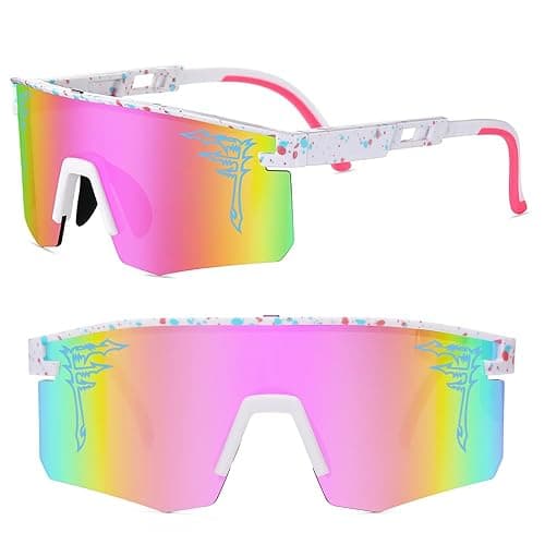 ACEXPNM Two Sizes Baseball Sunglasses For Adults and Youth Boys Girls Kids UV400 Men Women Outdoor Sports Sun Glasses thumbnail 4