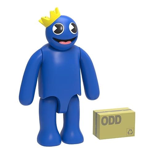 Rainbow Friends – Happy Blue Action Figure (5" Tall Posable Figure, Series 1) thumbnail 2