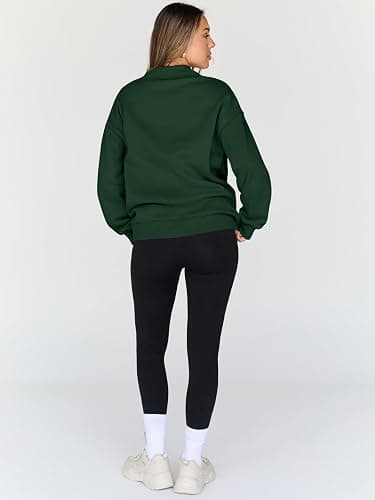 Trendy Queen Womens Oversized Sweatshirts Turtleneck Pullover Long Sleeve Hoodies Tops Fall Fashion Outfits 2025 Clothes thumbnail 4