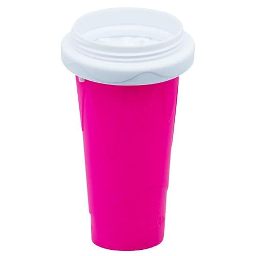 Slushy Maker Cup Slushy Cup Maker Squeeze Cup TIK TOK Frozen Magic Quick Frozen Smoothies Cup Instant Sorbet Cup With Lids And Straws For All Age (red) - red thumbnail 6