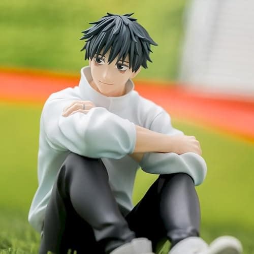 MABAIUDE 2pcs JJK Figure Inumaki Toge and Okkotsu Yuta Figure Statue, Sitting Pose JJK Anime Figurine Model Handmade Collectible Car Desktop Decor Gifts for Fans thumbnail 5