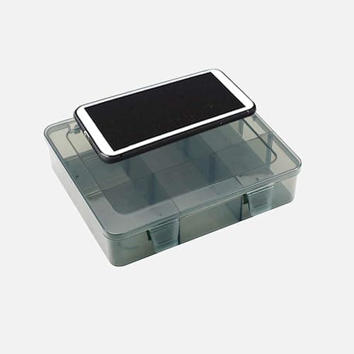 Vidifor 9 Grids Art Craft Supply Organizer Storage Containers, Compartment Storage Box with Removable Dividers for Jewelry, Beads, Buttons, Small Parts thumbnail 7