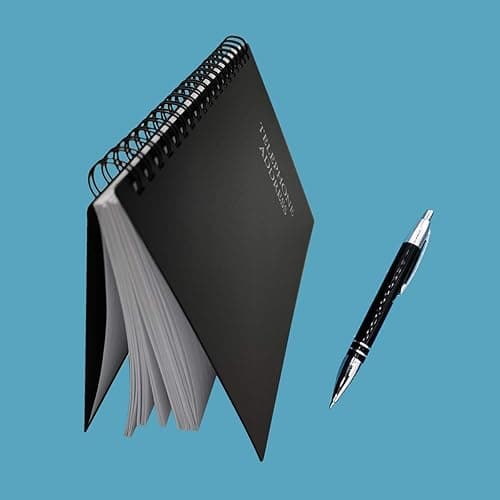 Telephone Address & Birthday Book with Tabs, Address Log Book for Contacts, with Phone Numbers, Addresses, Birthday & Password. Alphabetical A-Z Organizer, Black, 5x7 inch thumbnail 7