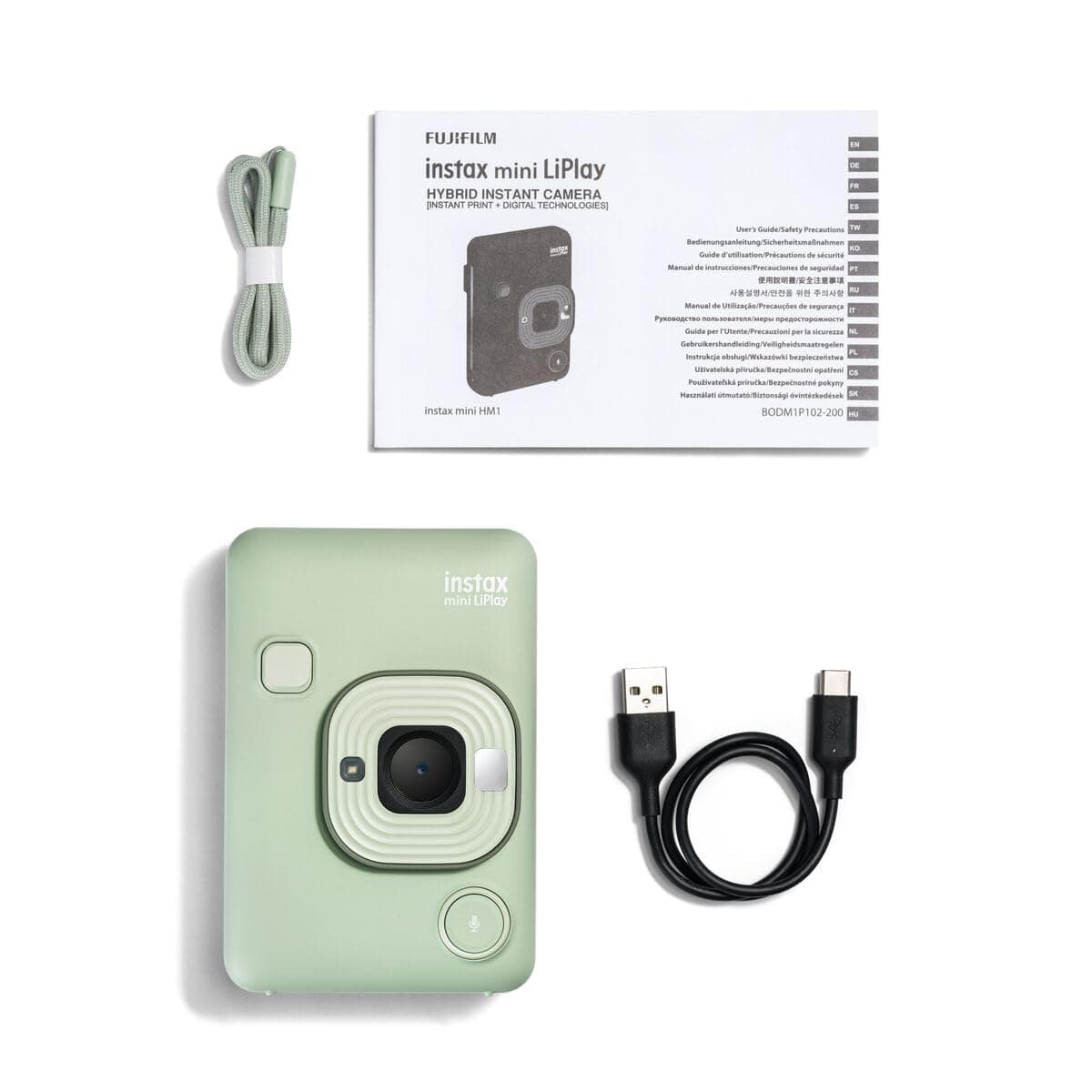 INSTAX Mini LiPlay Camera Matcha Green (2024 Model) thumbnail 7