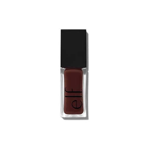 e.l.f. Glow Reviver Lip Oil, Nourishing Tinted Lip Oil For A High-Shine Finish, Infused With Jojoba Oil, Vegan & Cruelty-Free, Hot as Fudge thumbnail 3