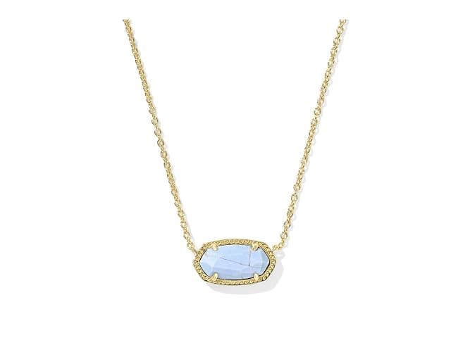 Kendra Scott Elisa Pendant Necklace for Women, Fashion Jewelry, 14k Gold-Plated - Image 1