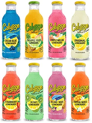 Calypso Lemonades Made with Real Fruit and Natural Flavors | 8 Flavor Variety,16 Fl Oz (Pack of 8) - Image 1
