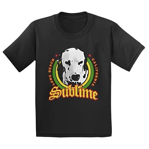 Sublime Men's Lou Dog 2-Sided Logo T-Shirt Black | Officially Licensed Merchandise thumbnail 2