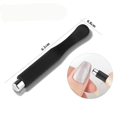SILPECWEE 15Pcs Nail Magnet Set Cat Eye Gel Nail Polish Magnet Wand Magnetic Nail Polish Cat Eye Magnet for Nails Cat Eye Magnets Sticks Nail Design Tools Nail Art thumbnail 7